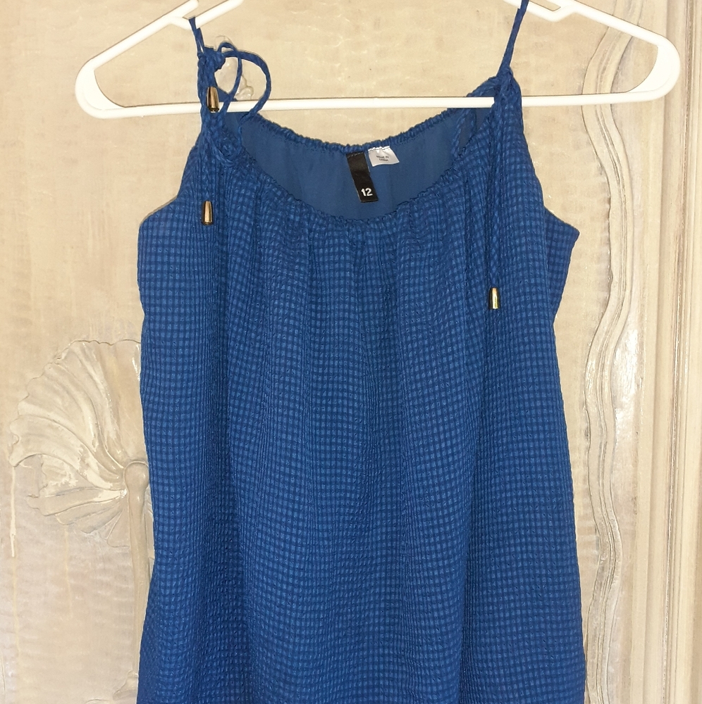 H&M cobalt blue top